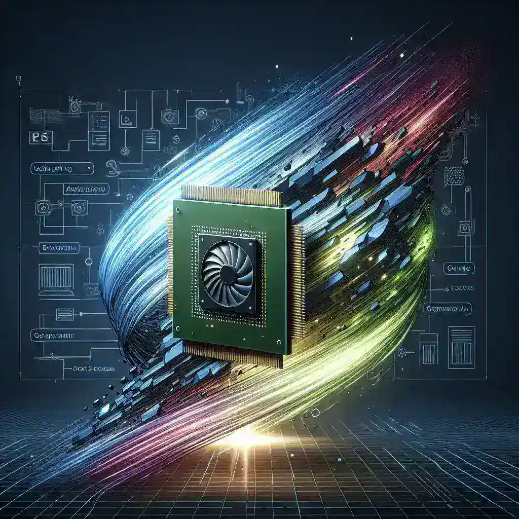 "Ilustrasi proses latar belakang yang membatasi output GPU dalam artikel 'Bagaimana Proses Latar Belakang Dapat Membatasi Output GPU', menjelaskan dampak tugas latar belakang pada kinerja grafis."